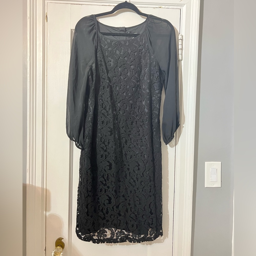 Adrianna Papell black cocktail dress